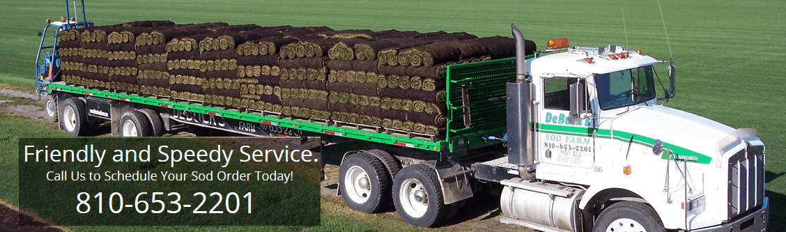 The Rochester Sod Farm and turfgrass delivery service.